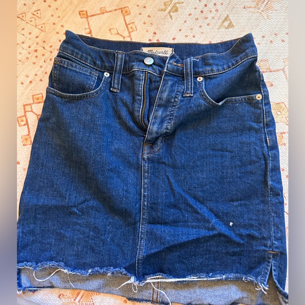 Madewell Denim skirt